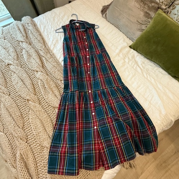 J Crew Tartan Plaid Dress - Picture 2 of 4